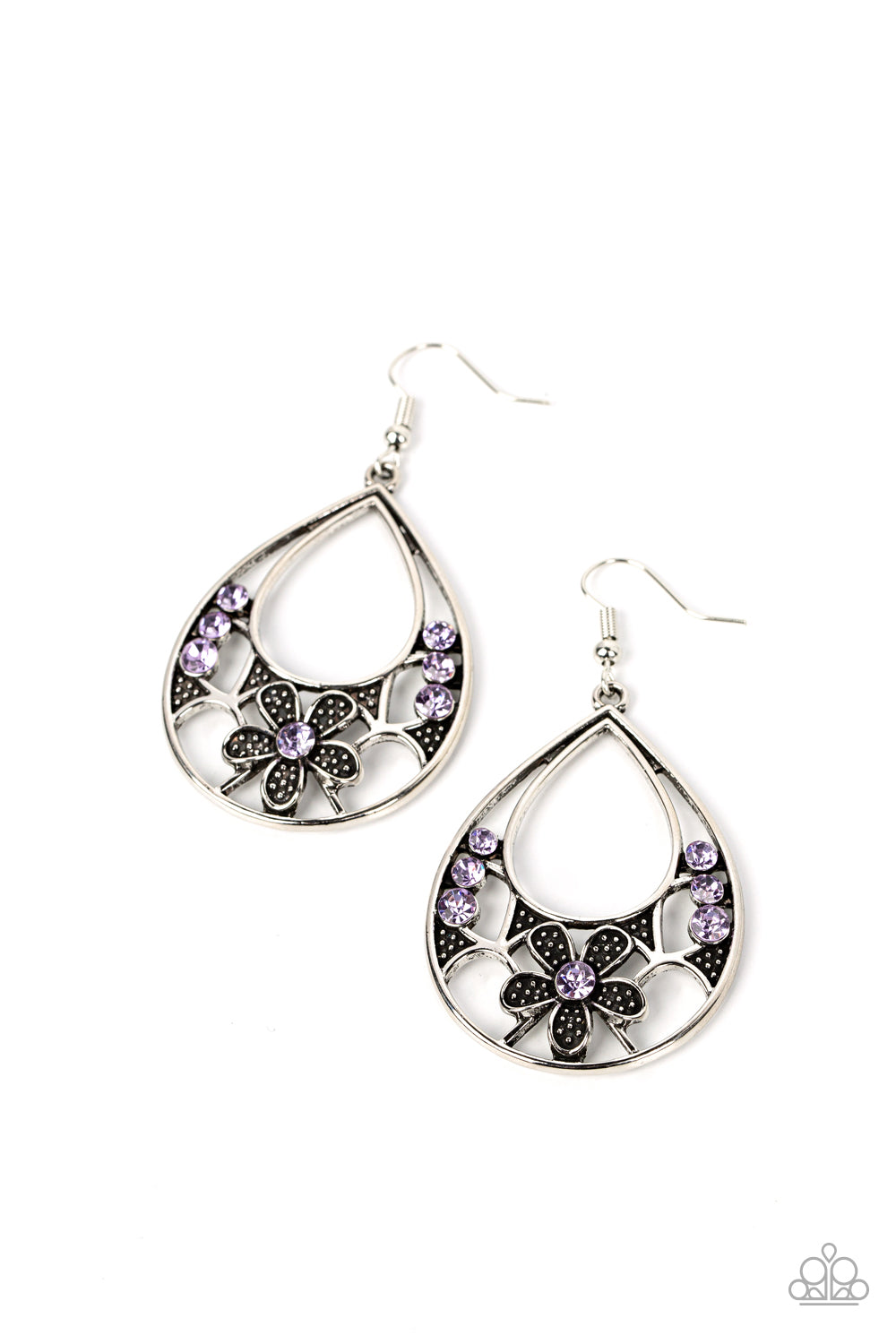 Meadow Marvel - purple - Paparazzi earrings