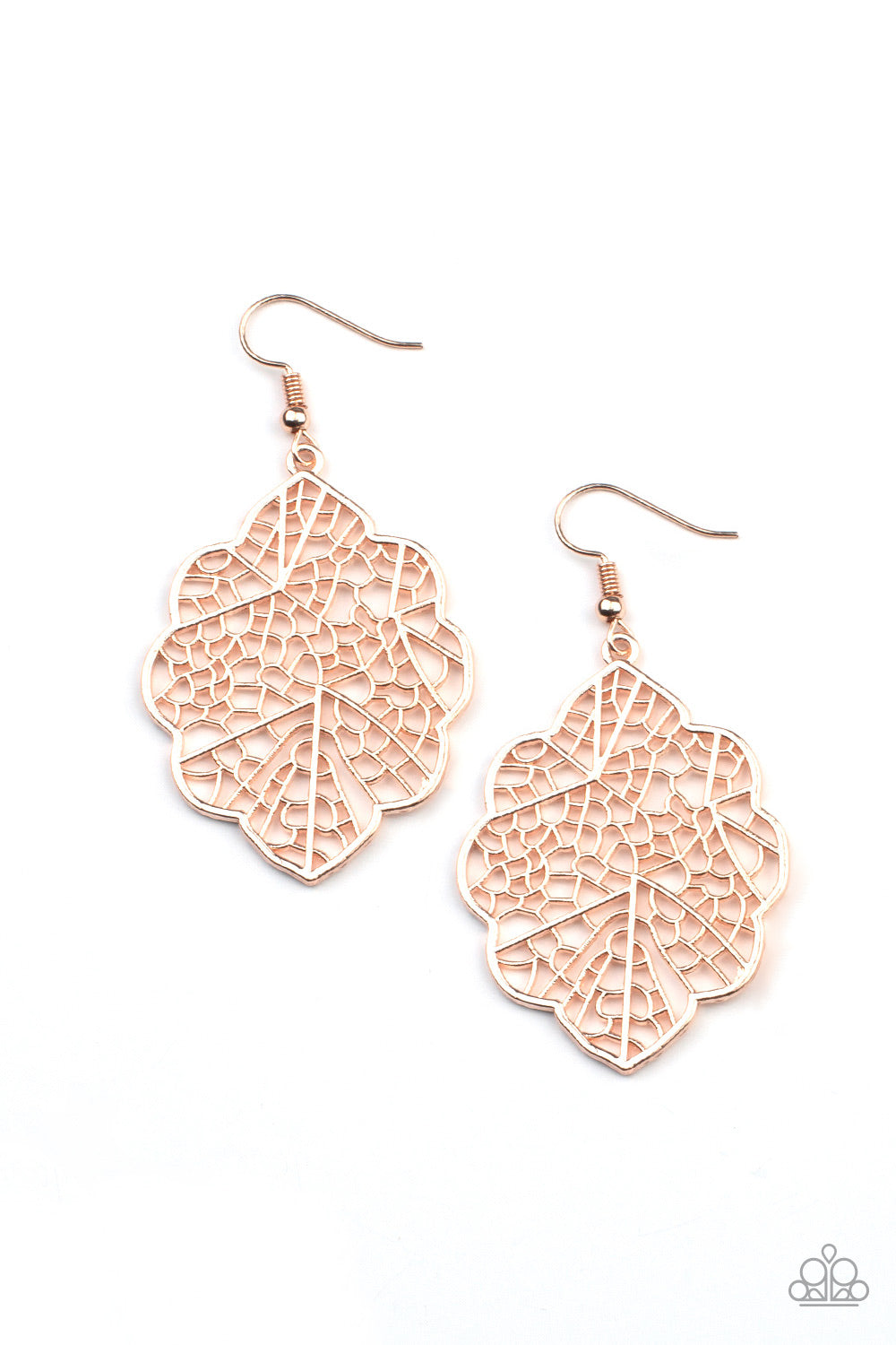 Meadow Mosaic - rose gold - Paparazzi earrings