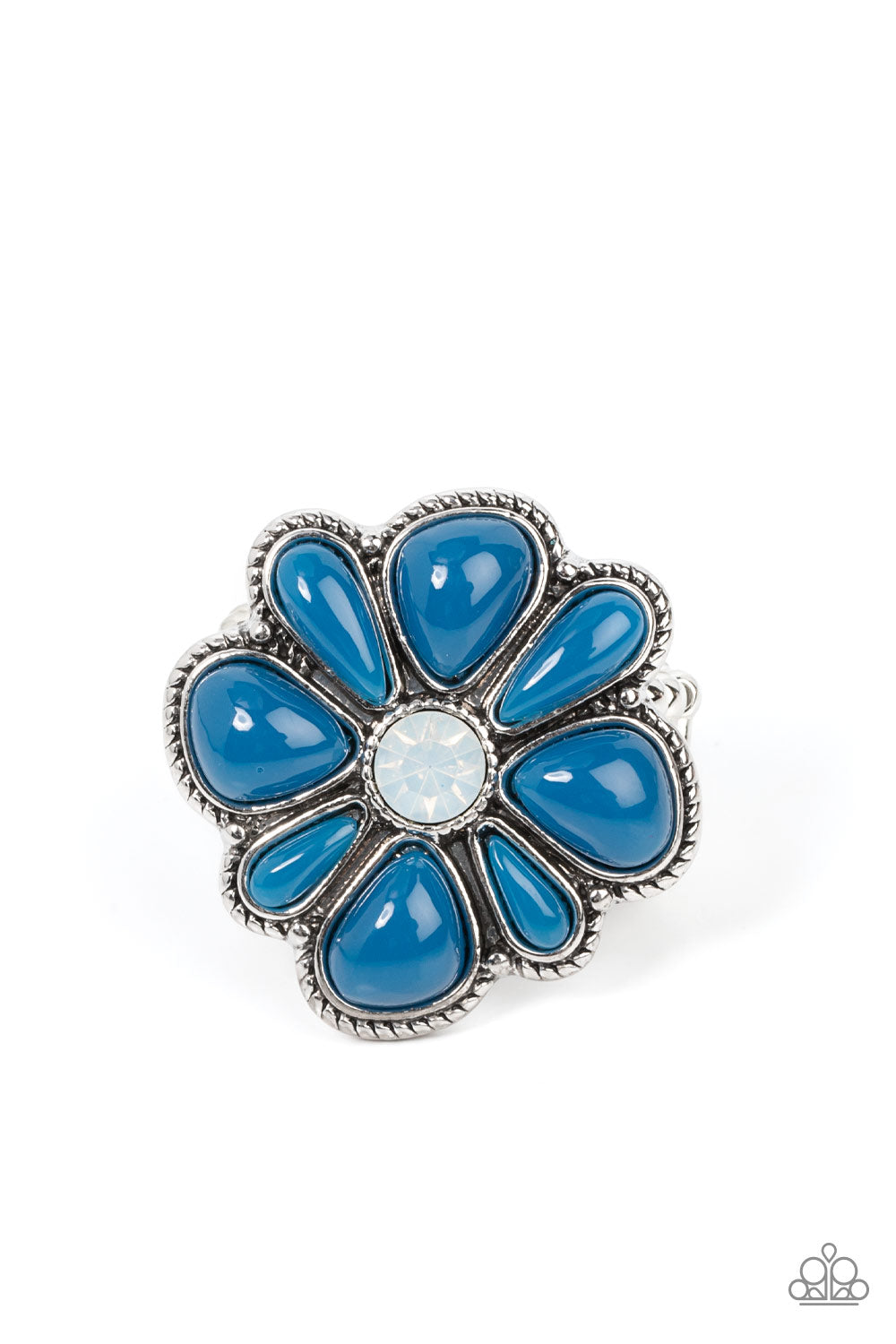 Meadow Mystique - blue - Paparazzi ring