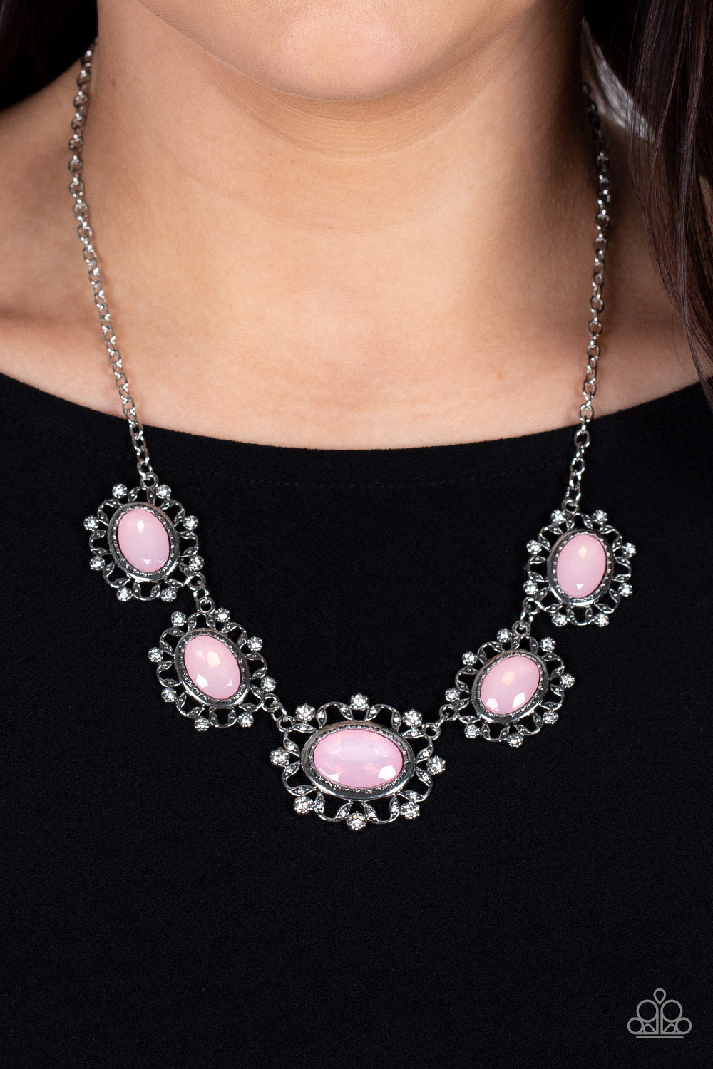 Meadow Wedding - pink - Paparazzi necklace