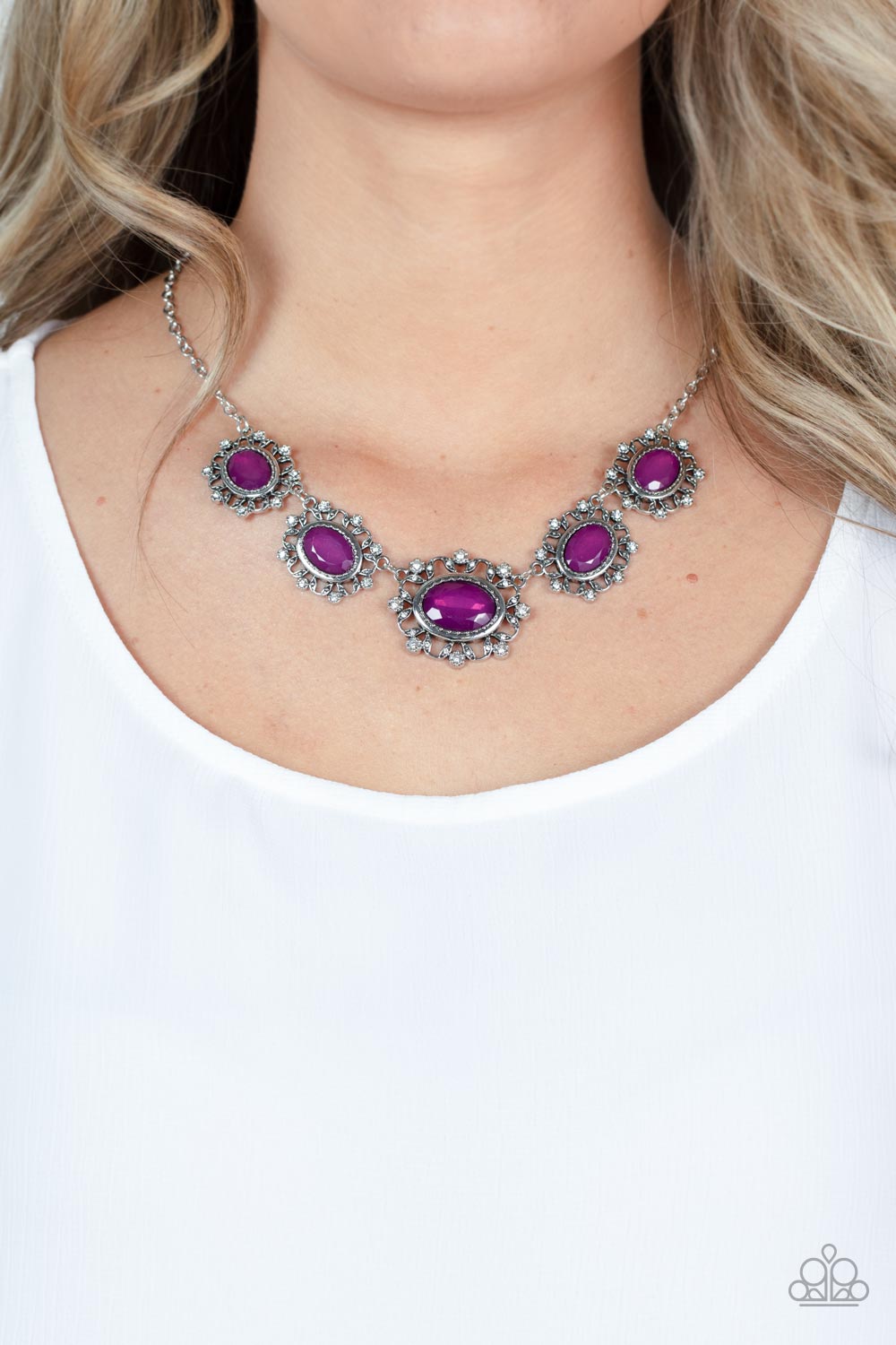 Meadow Wedding - purple - Paparazzi necklace