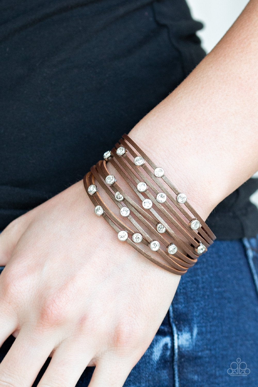 Meant to BEAM-brown-Paparazzi bracelet
