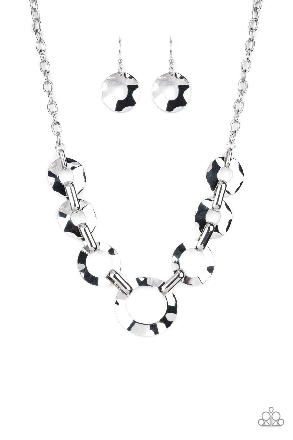 Mechanical Masterpiece - silver - Paparazzi necklace