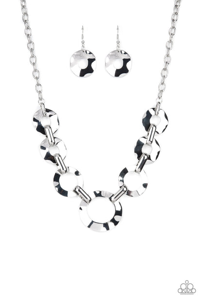 Mechanical Masterpiece - silver - Paparazzi necklace