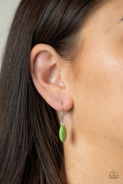 Meet Me At Sunset - green - Paparazzi necklace