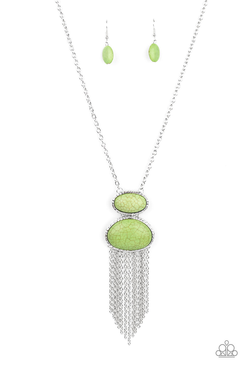 Meet Me At Sunset - green - Paparazzi necklace