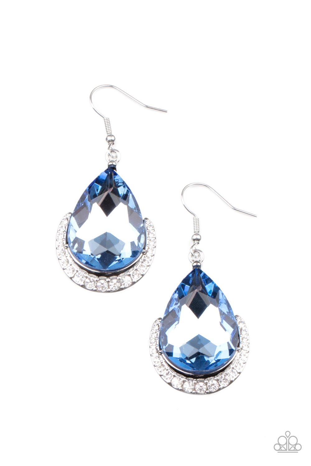 Mega Marvelous - blue - Paparazzi earrings