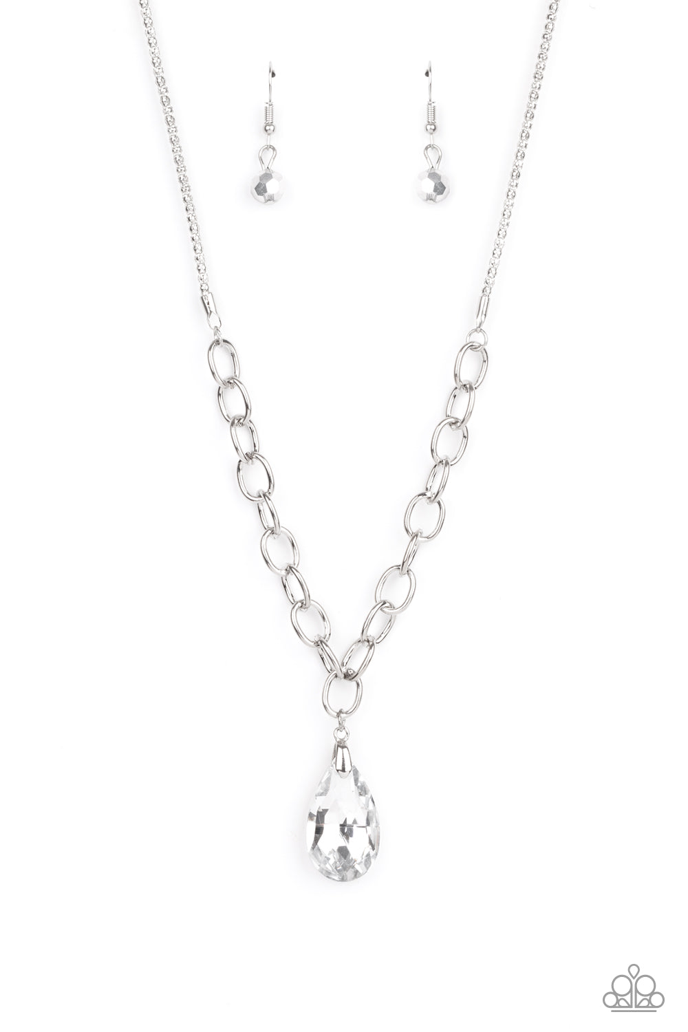 Mega Modern - silver - Paparazzi necklace
