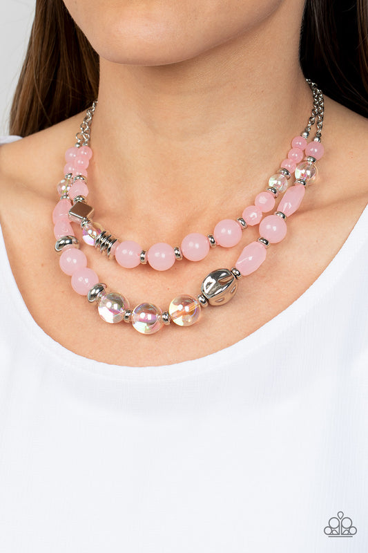 Mere Magic - pink - Paparazzi necklace