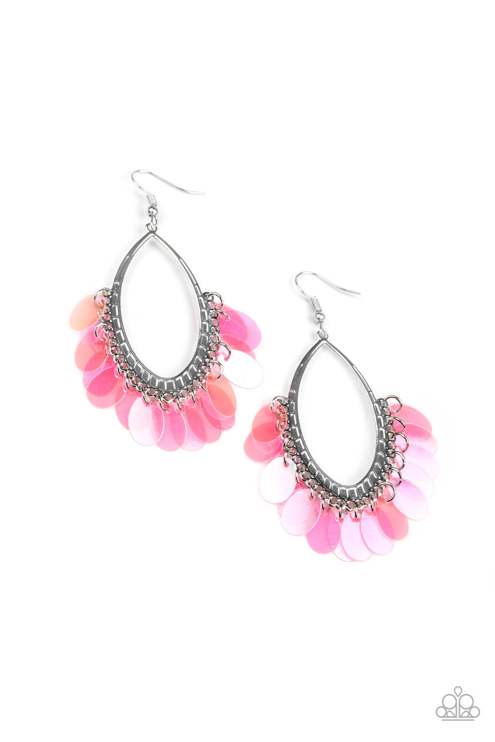 Paparazzi mermaid shimmer earrings Clearance