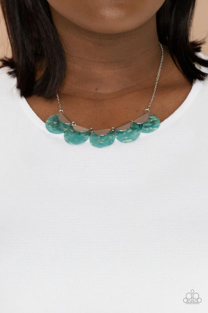 Mermaid Oasis - blue - Paparazzi necklace