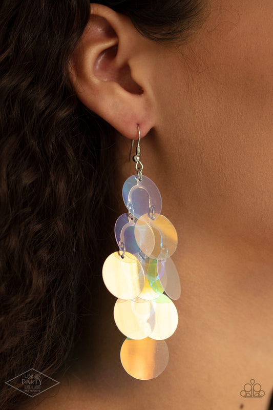 Mermaid Shimmer - multi - Paparazzi earrings