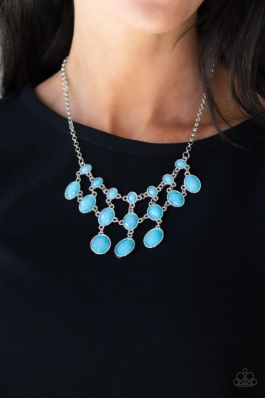 Mermaid Marmalade-blue-Paparazzi necklace