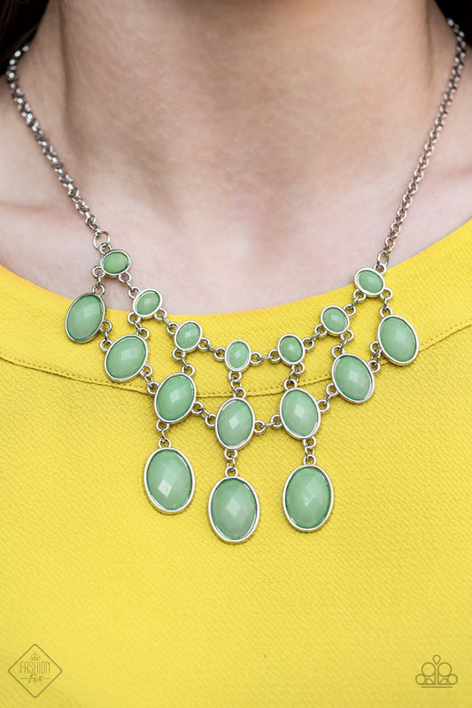 Mermaid Marmalade-green-Paparazzi necklace