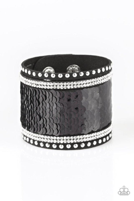 Mermaids Have More Fun-black-Paparazzi bracelet