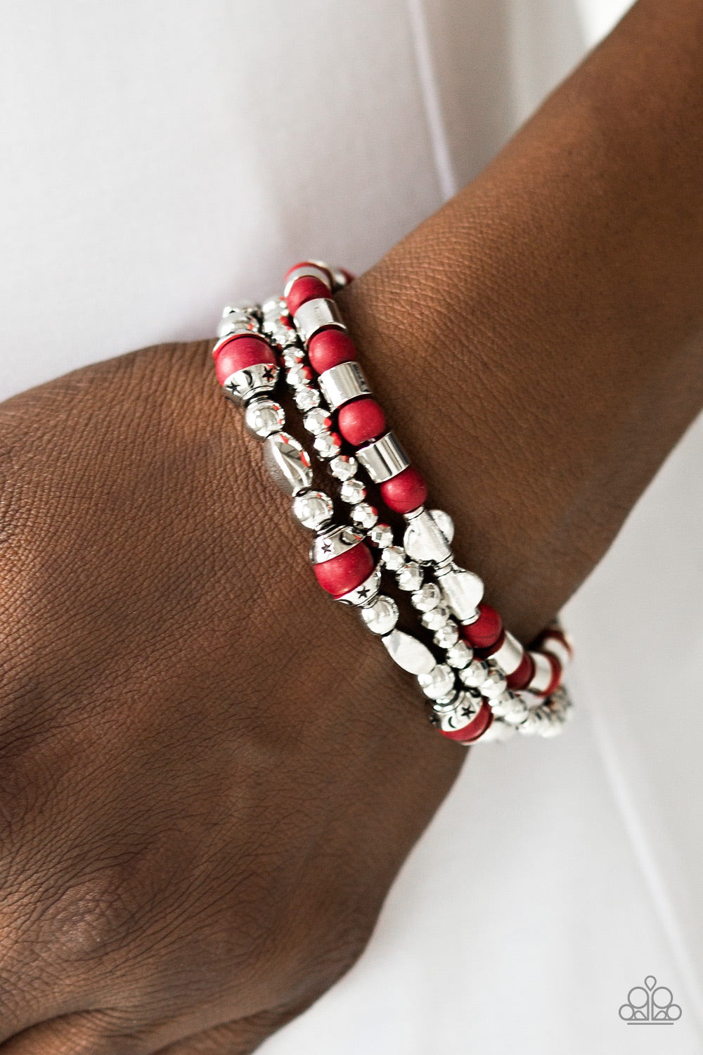 Mesa Mason - red - Paparazzi bracelet