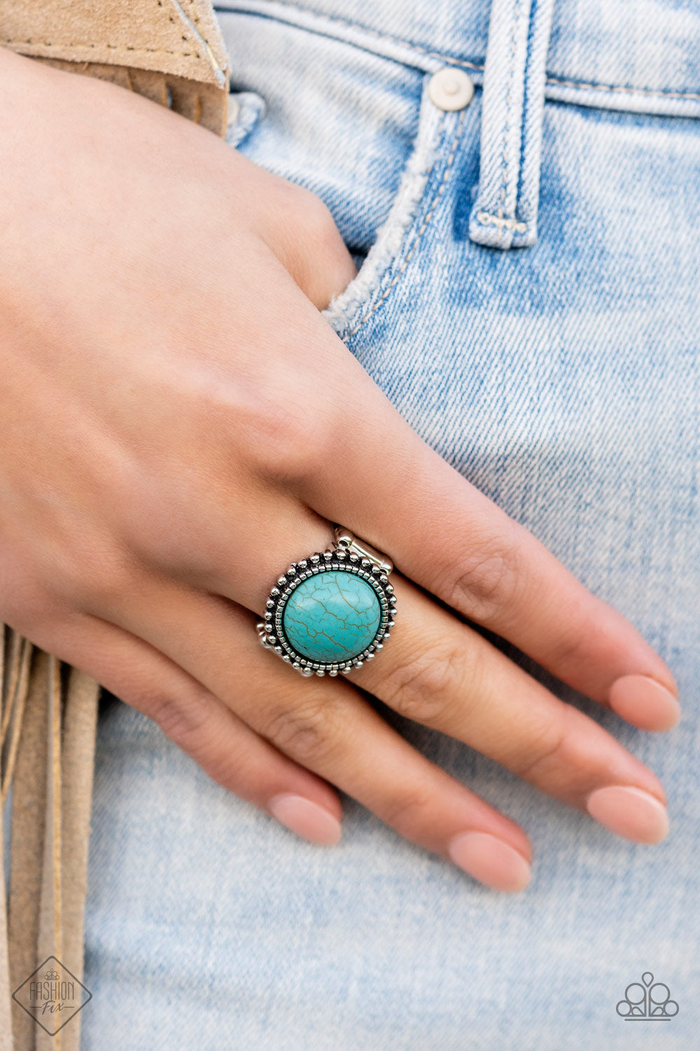 Mesa Mecca - blue - Paparazzi ring