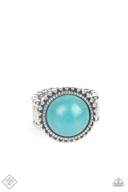 Mesa Mecca - blue - Paparazzi ring