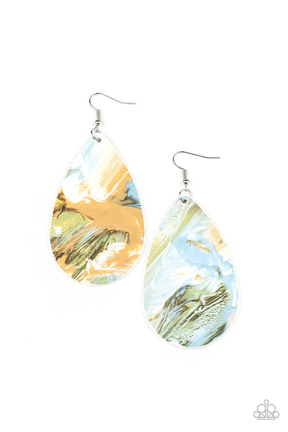 Mesmerizing Mosaic - multi - Paparazzi earrings