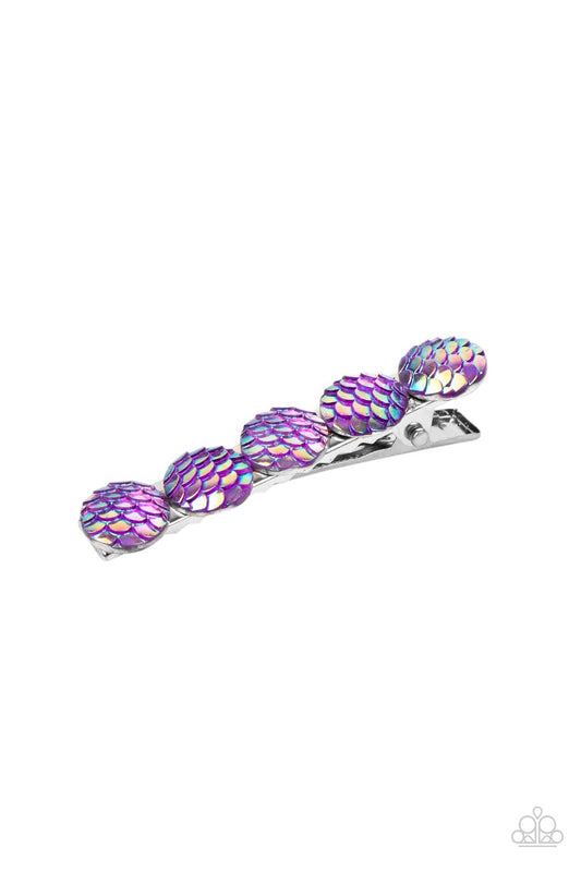 Mesmerizingly Mermaid - purple - Paparazzi hair clip