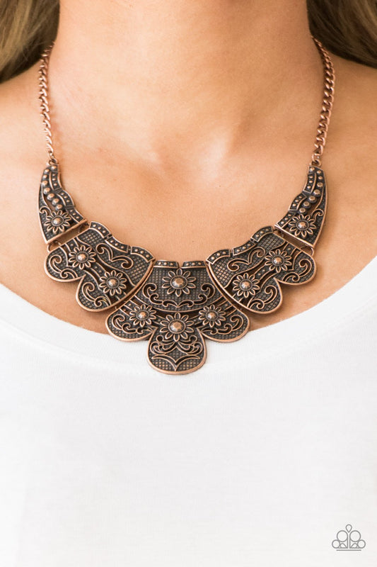 Mess with the Bull - copper - Paparazzi necklace