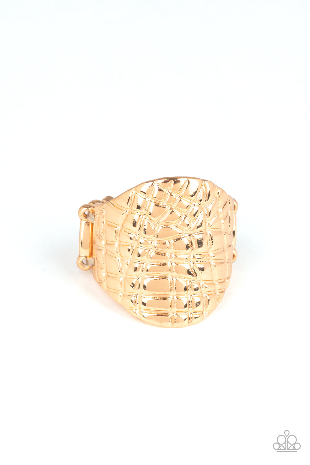 Metal Jungle - gold - Paparazzi ring