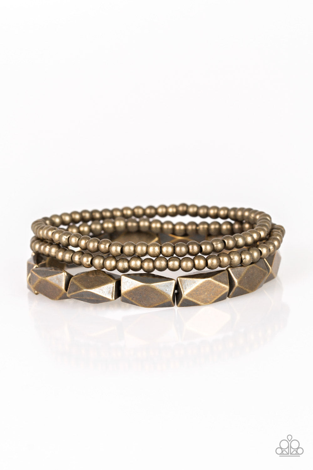Metal Movement - brass - Paparazzi bracelet