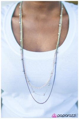 Metallic Crescendo - Gold - Paparazzi necklace