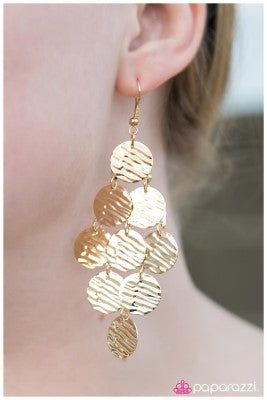 Metallic Pools - Paparazzi earrings