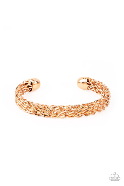 Metamorphosis - gold - Paparazzi MENS bracelet