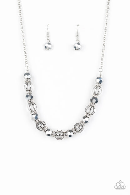 Metro Majestic - silver - Paparazzi necklace