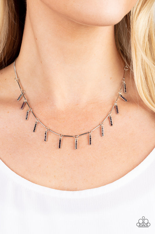 Metro Muse - purple - Paparazzi necklace
