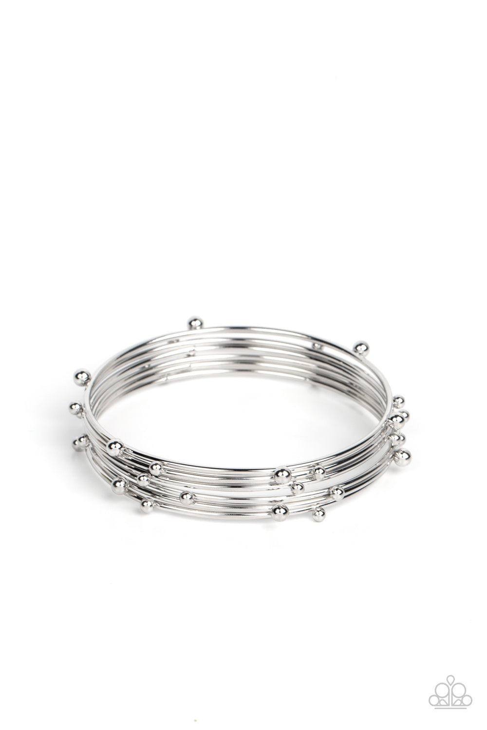 Metro Satellite - silver - Paparazzi bracelet – JewelryBlingThing