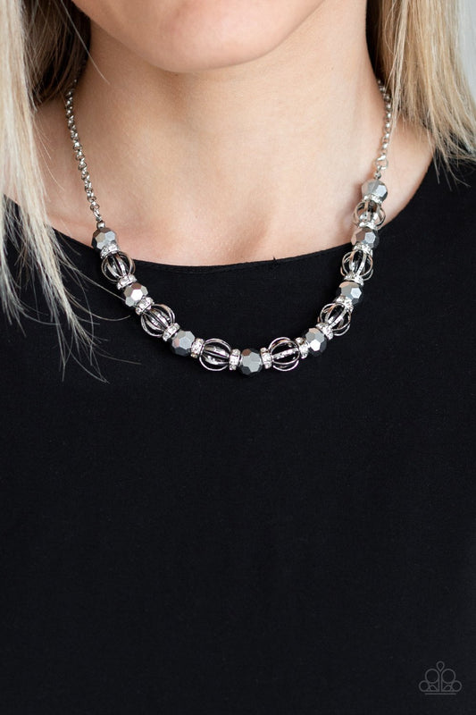 Metro Majestic-silver-Paparazzi necklace