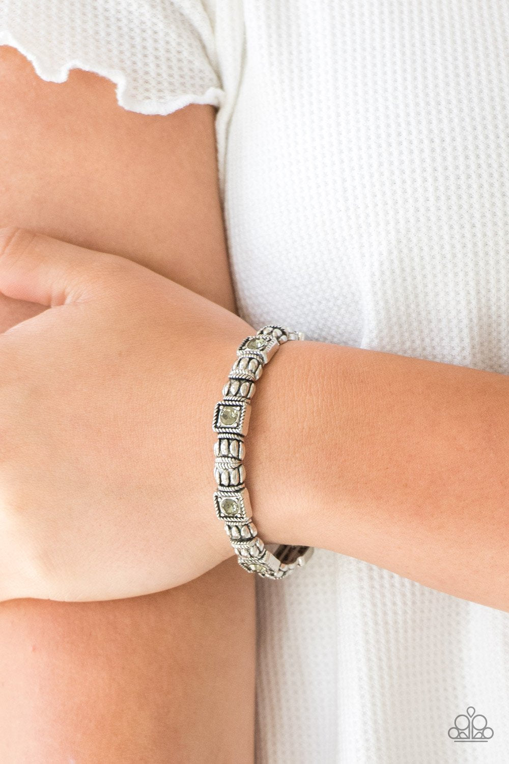 Metro Marvelous - silver - Paparazzi bracelet