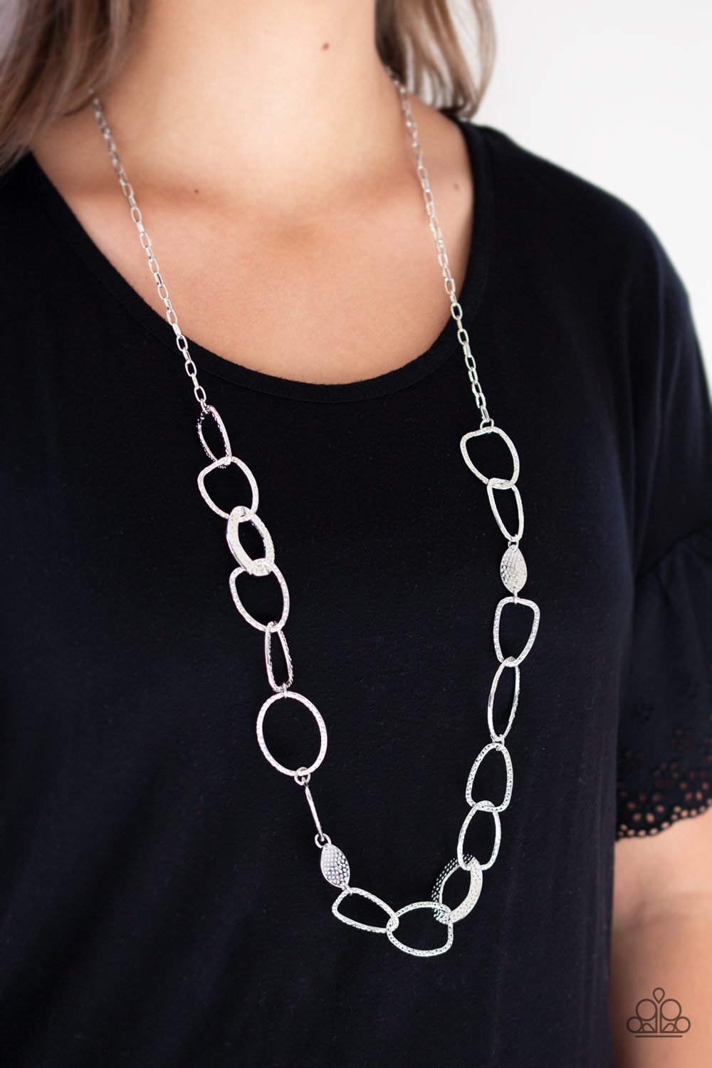 Metro Nouveau-silver-Paparazzi necklace