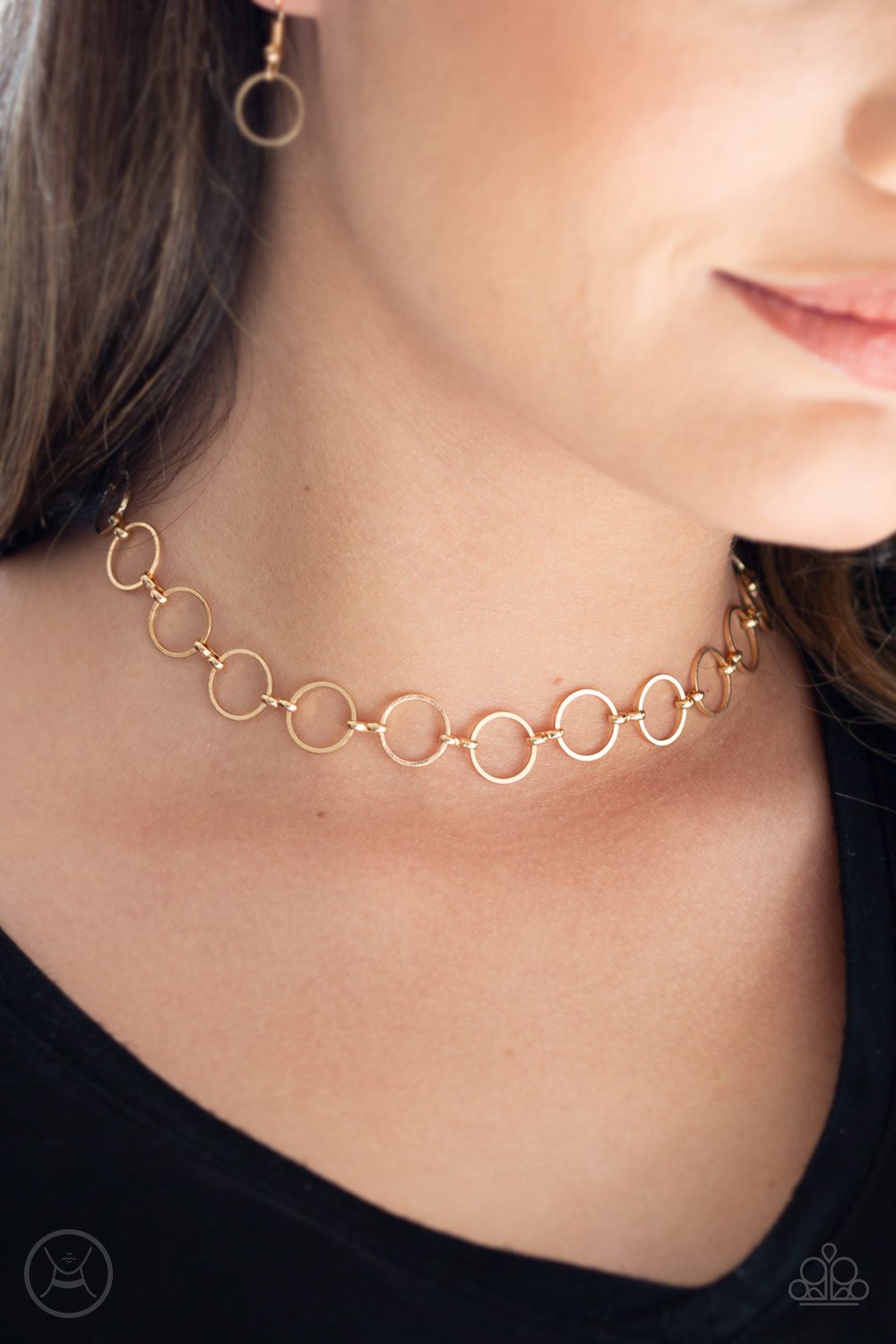 Metro Spunk - gold - Paparazzi necklace