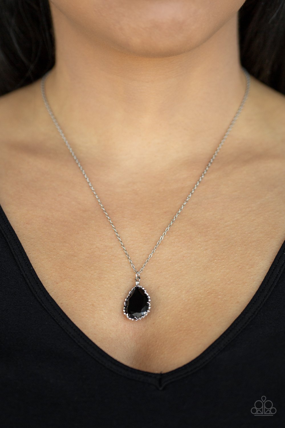 Metro Twinkle-black-Paparazzi necklace