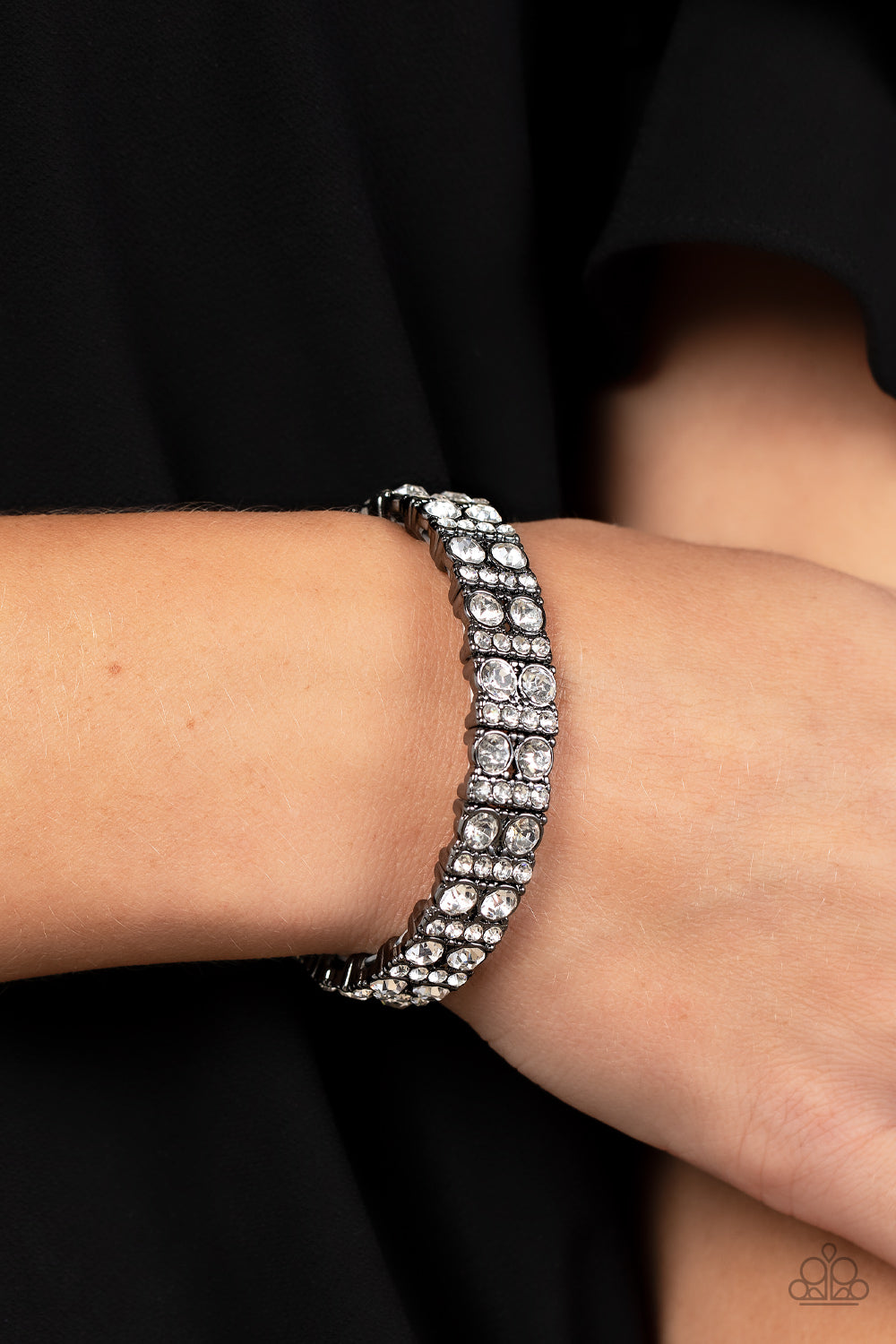 Mic Dropping Drama - black - Paparazzi bracelet