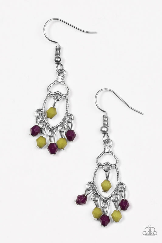 Midnight Banquet - Multi - Paparazzi earrings