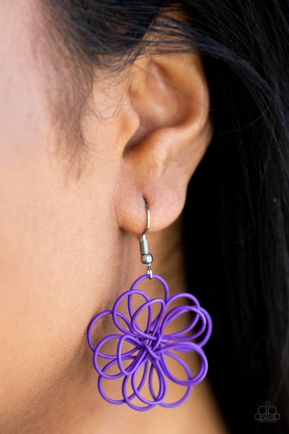 Midsummer Magic - purple - Paparazzi earrings
