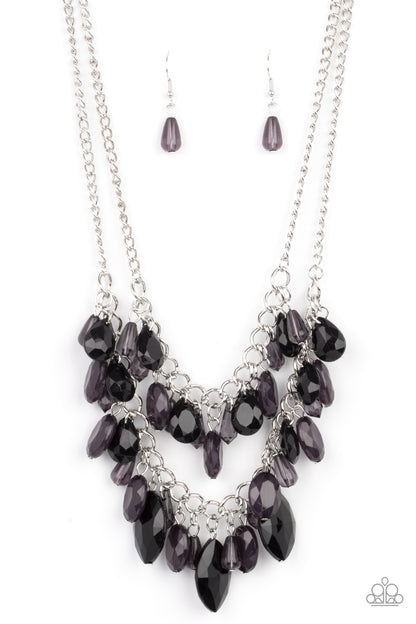 Midsummer Mixer - black - Paparazzi necklace