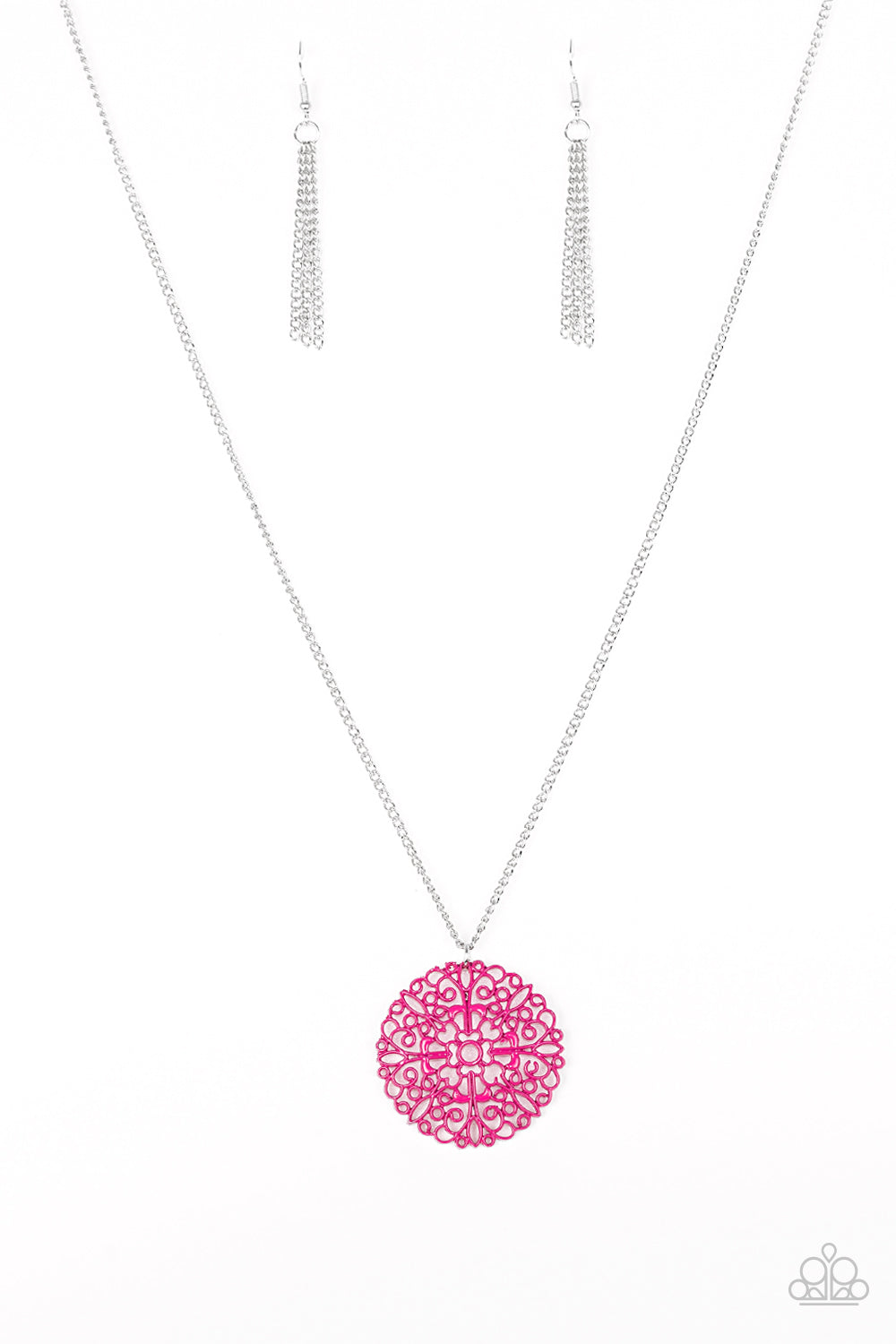 Midsummer Musical - pink - Paparazzi necklace