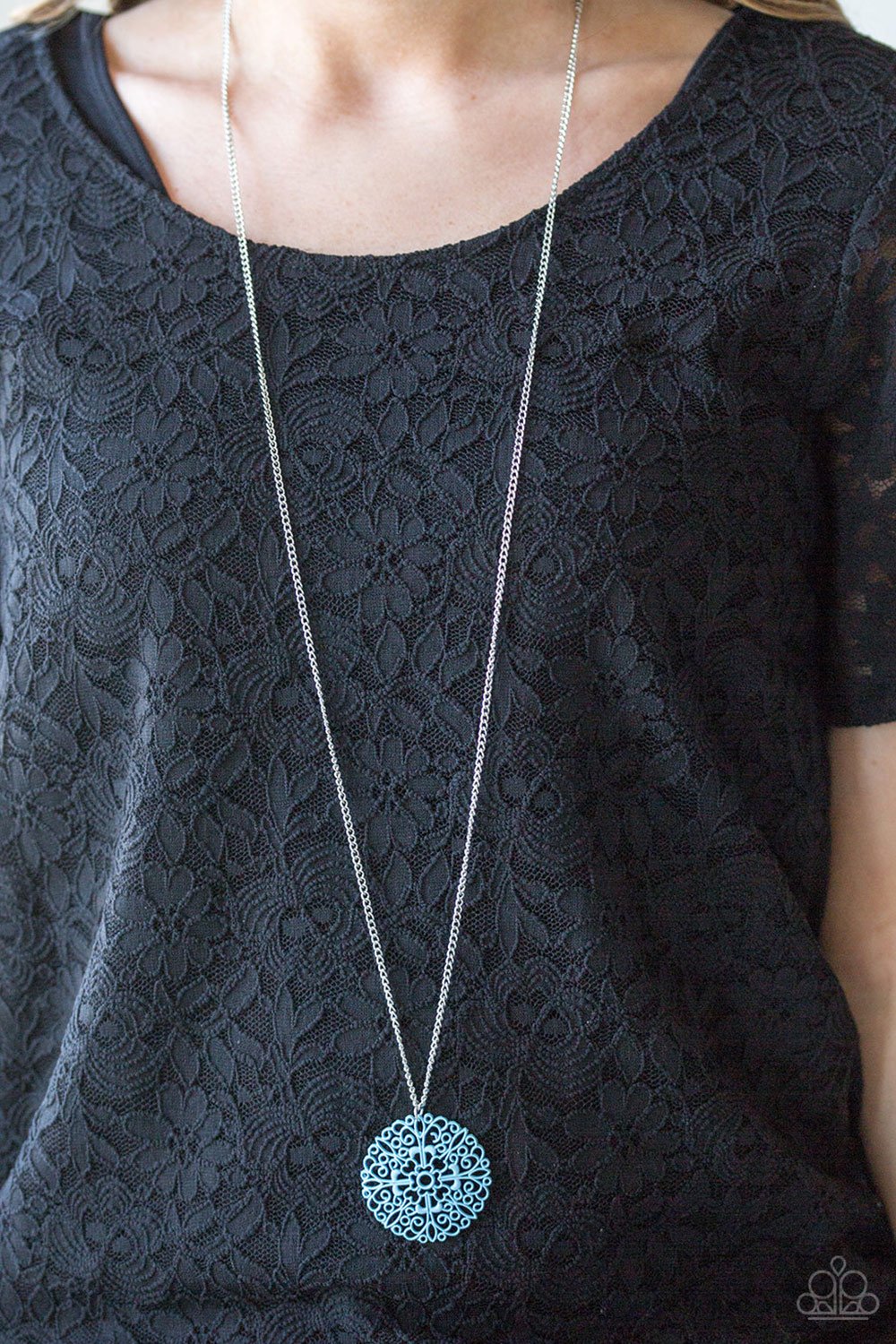 Midsummer Musical - blue - Paparazzi necklace