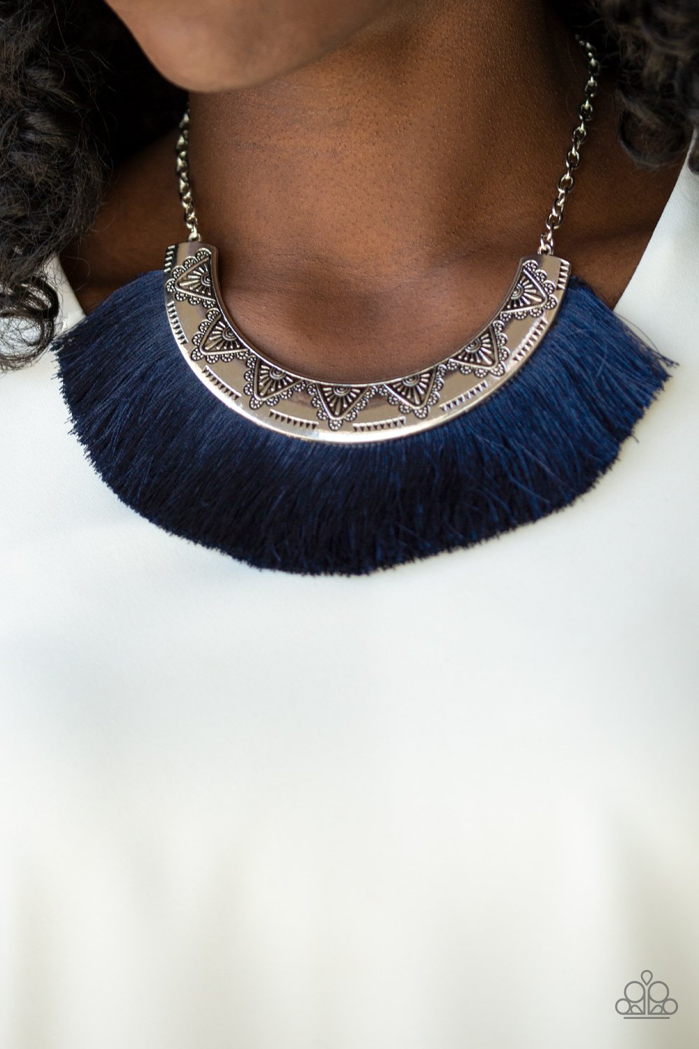 Might and Mane-blue-Paparazzi necklace
