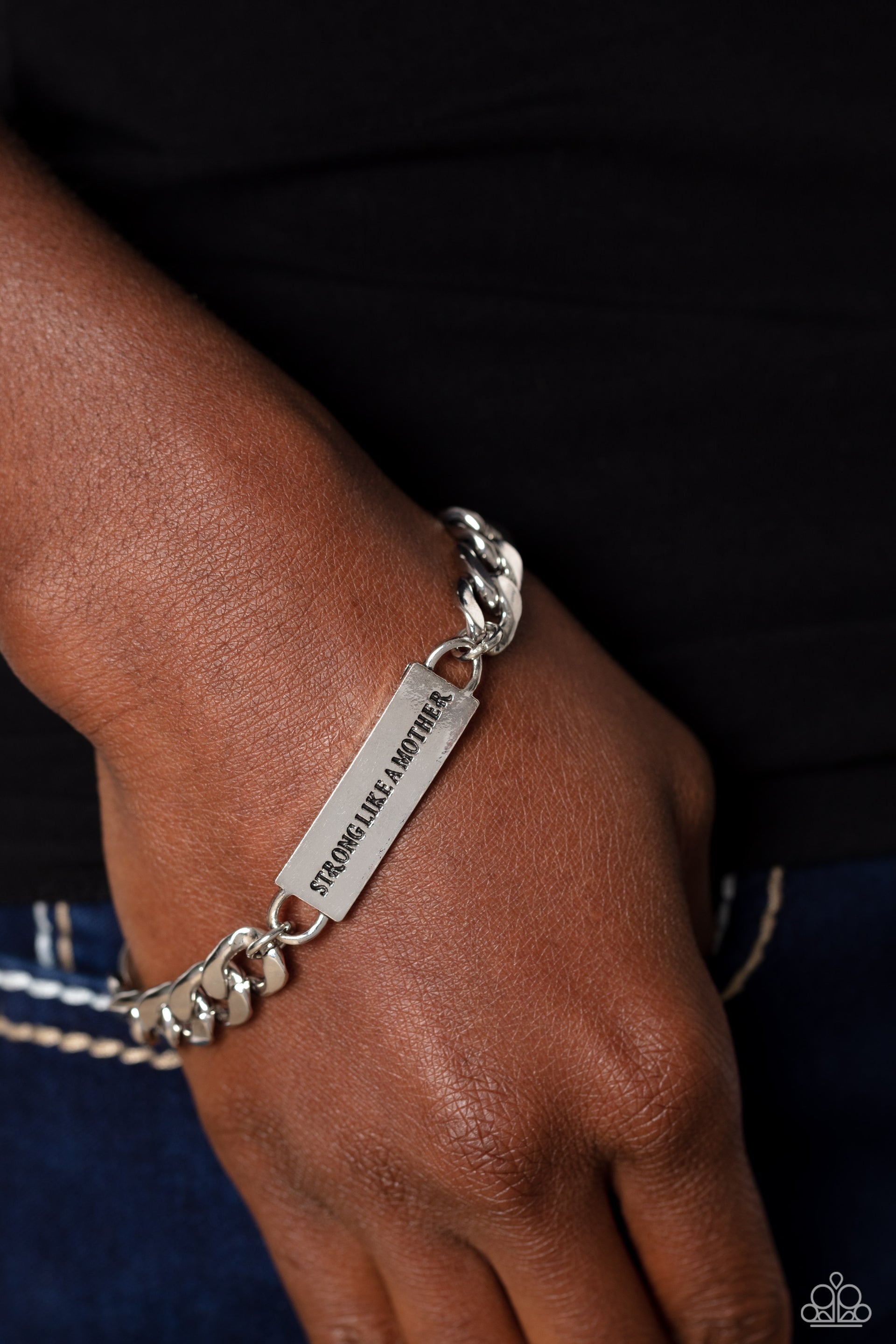 Mighty Matriarch - silver - Paparazzi bracelet – JewelryBlingThing