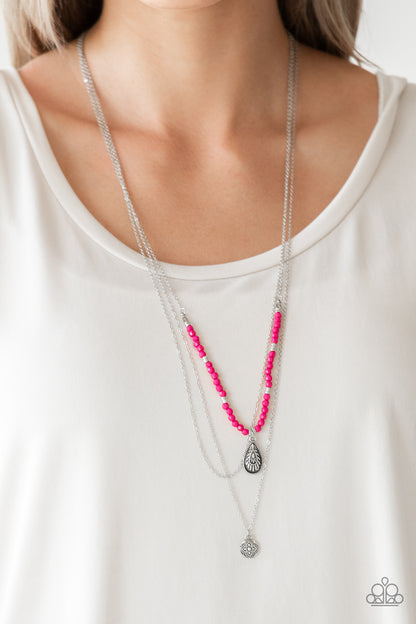 Mild Wild - pink - Paparazzi necklace – JewelryBlingThing