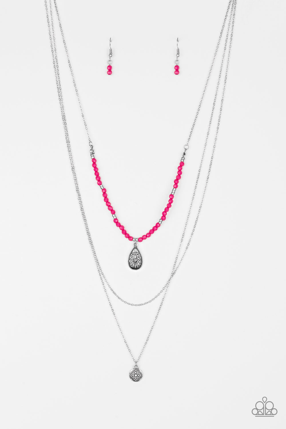 Mild Wild - pink - Paparazzi necklace