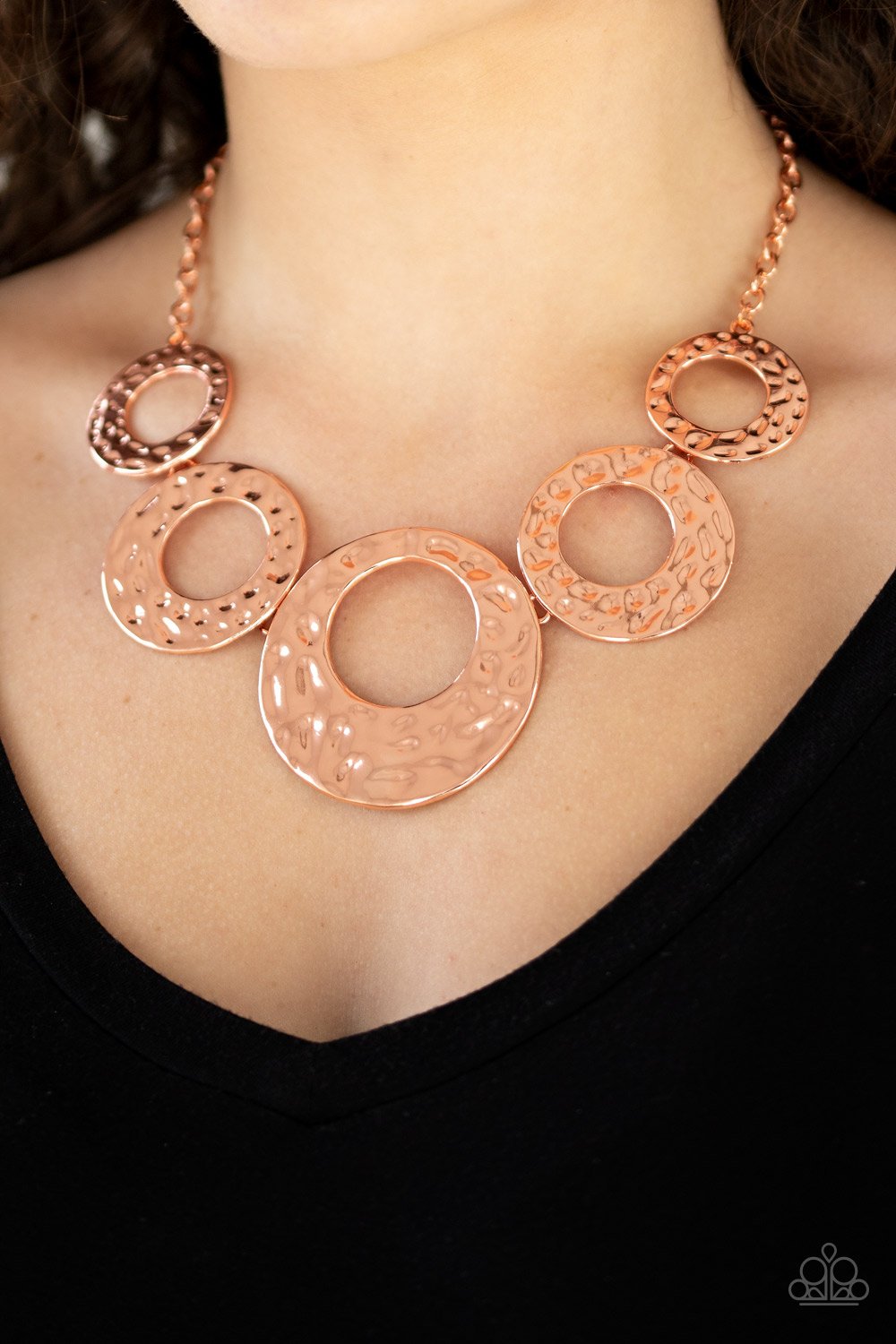 Mildly Metro-copper-Paparazzi necklace
