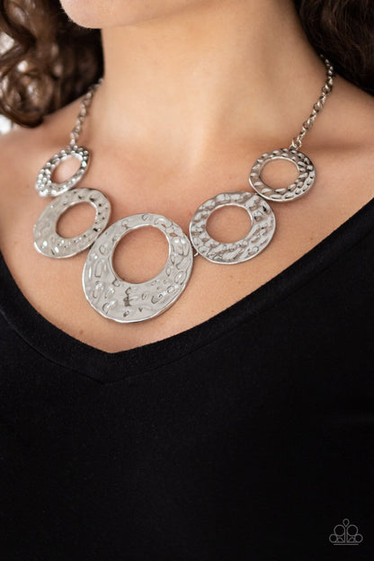 Mildly Metro-silver-Paparazzi necklace